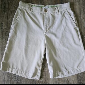 IZOD Men's Tan Khaki Shorts Size 29 Golf Stretch